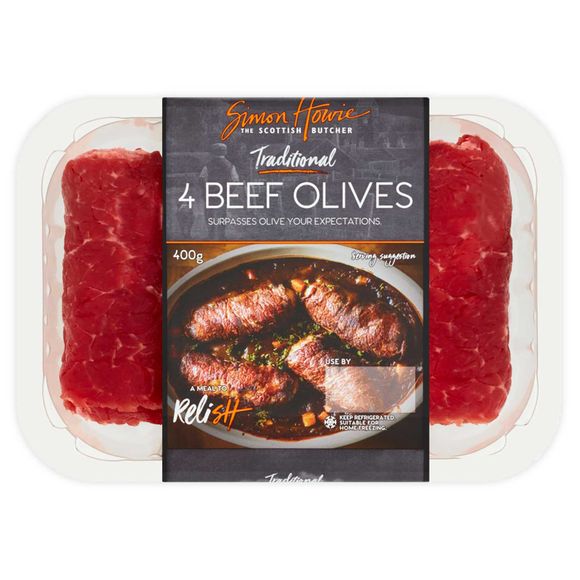 Simon Howie The Scottish Butcher Traditional 4 Beef Olives 400g