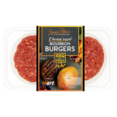 Simon Howie The Scottish Butcher 2 Tennessee Inspired Bourbon Burgers 227g