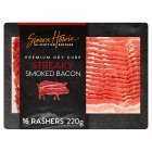 Simon Howie The Scottish Butcher Streaky Smoked Bacon Rashers x16 220g