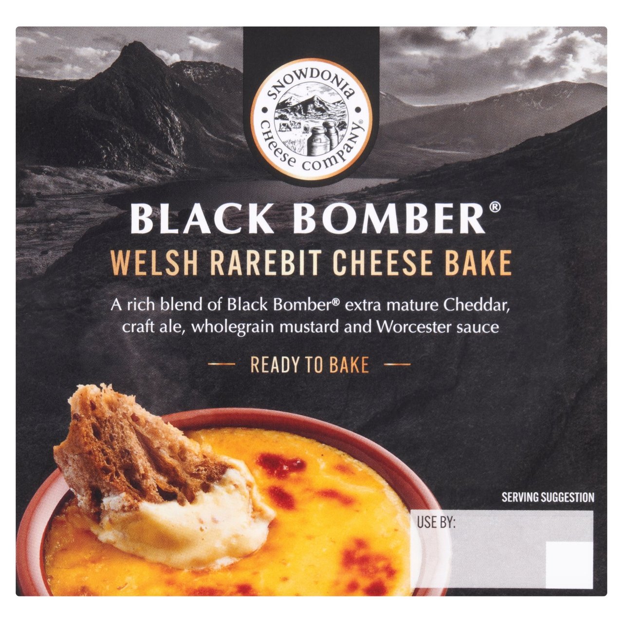 Snowdonia Black Bomber Welsh Rarebit bake