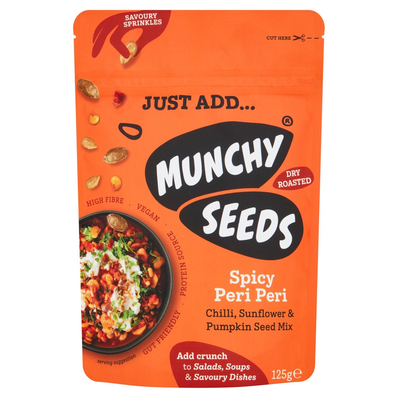 Munchy Seeds Spicy Piri-Piri Savoury Sprinkle