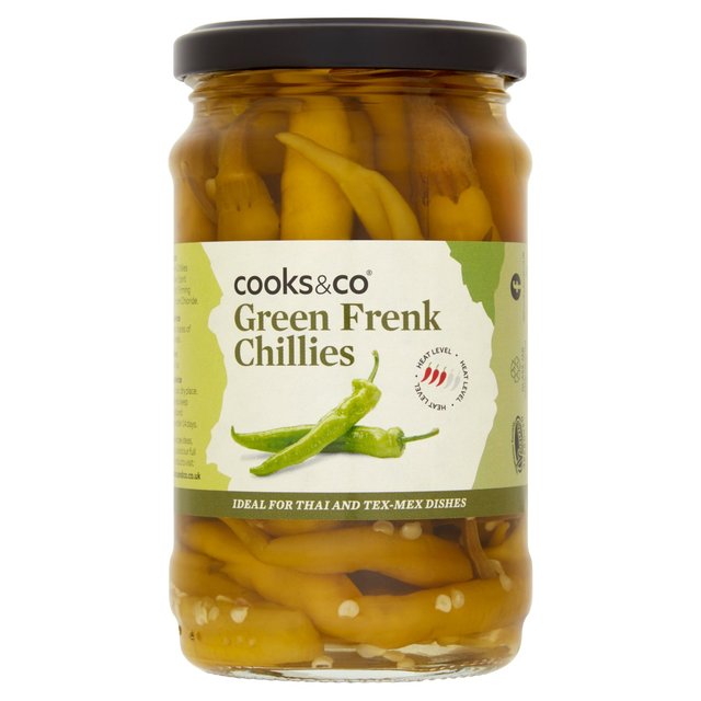 Cooks & Co Green Frenk Chillies (350g) 150g