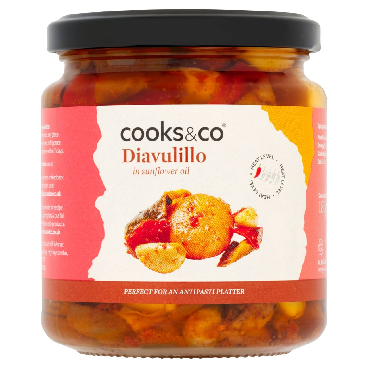 Cooks & Co Grilled Diavulillo Mixed Spicy Vegetables in Oil