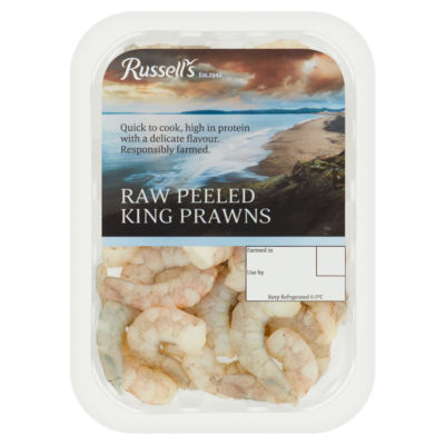 Russell's Raw Peeled King Prawns