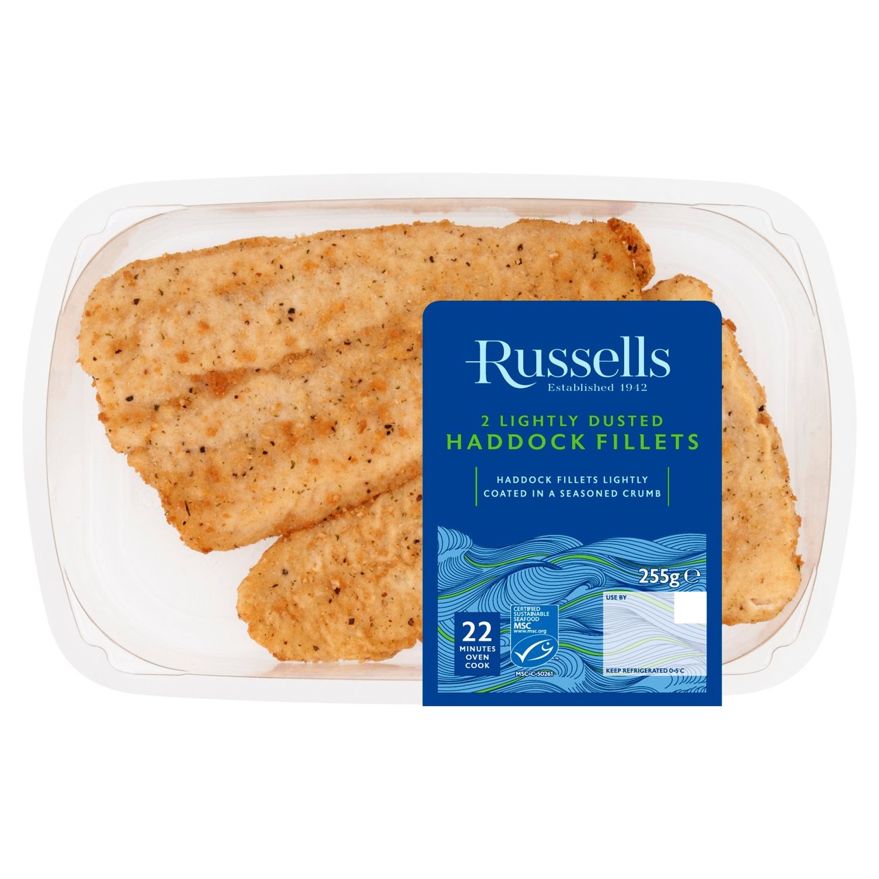 Russell's 2 MSC Lightly Dusted Haddock Fillets