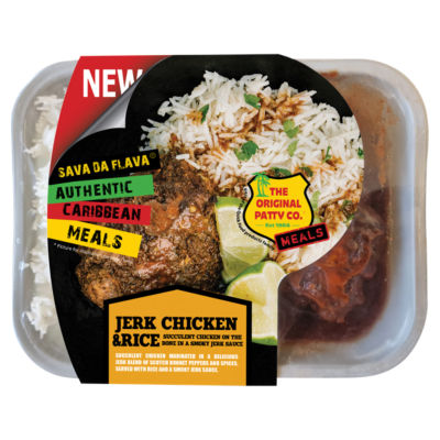 The Original Patty Co. Jerk Chicken & Rice Meals 380g