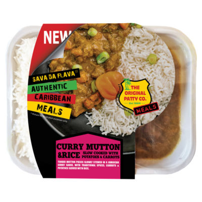 The Original Patty Co. Curry Mutton & Rice Meals 380g