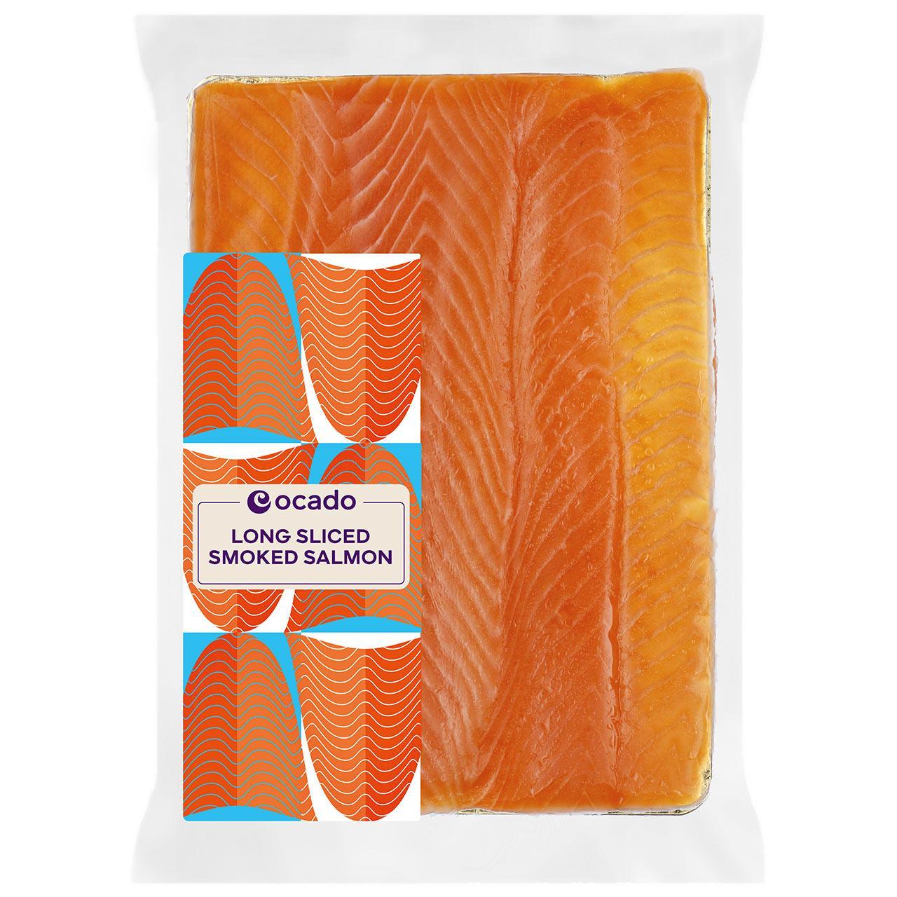 Ocado Long Sliced Smoked Salmon