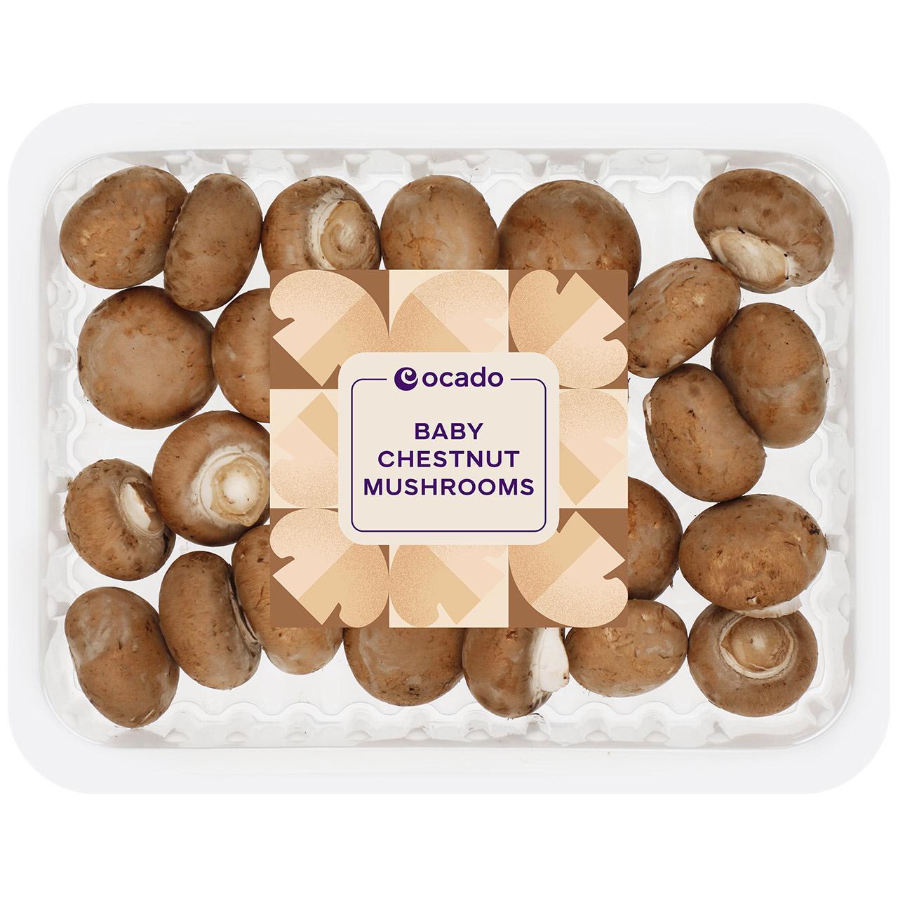 Ocado Baby Chestnut Mushrooms