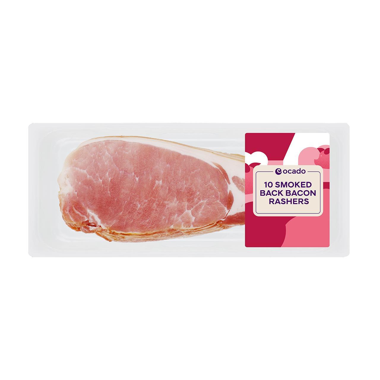 Ocado 10 Smoked Back Bacon Rashers