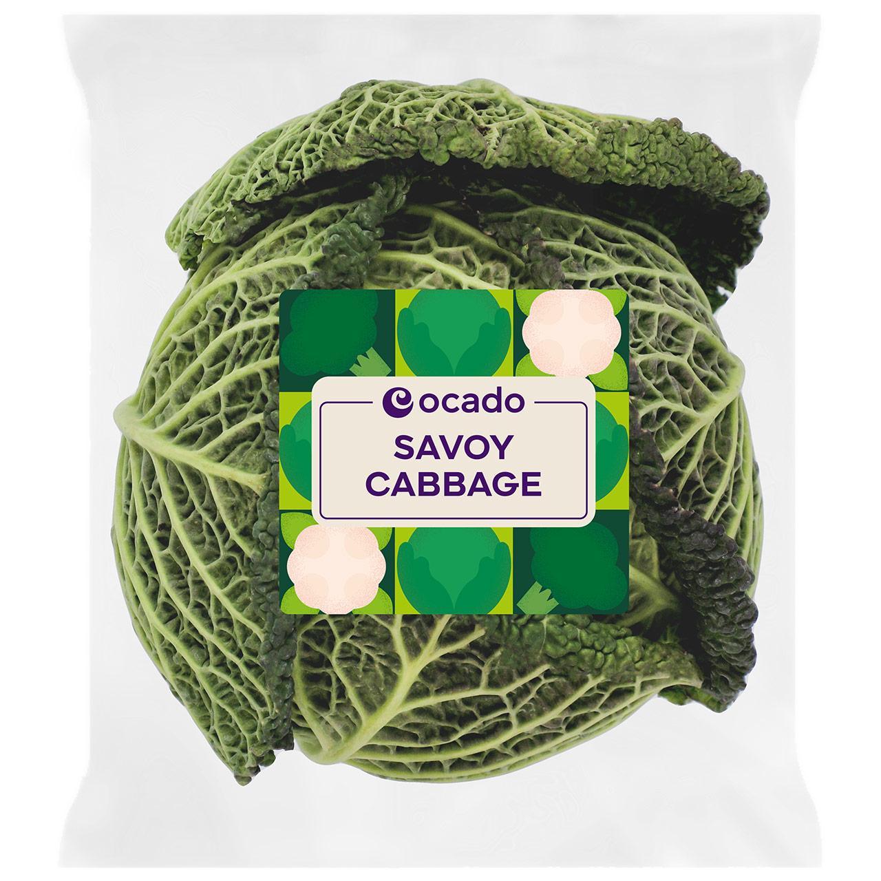 Ocado British Savoy Cabbage