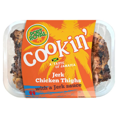 Port Royal Cookin' Jerk Chicken Thighs with a Jerk Sauce