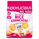 Kiddylicious BBQ Flavoured Rice Crunchers Kids Snacks 4x15g