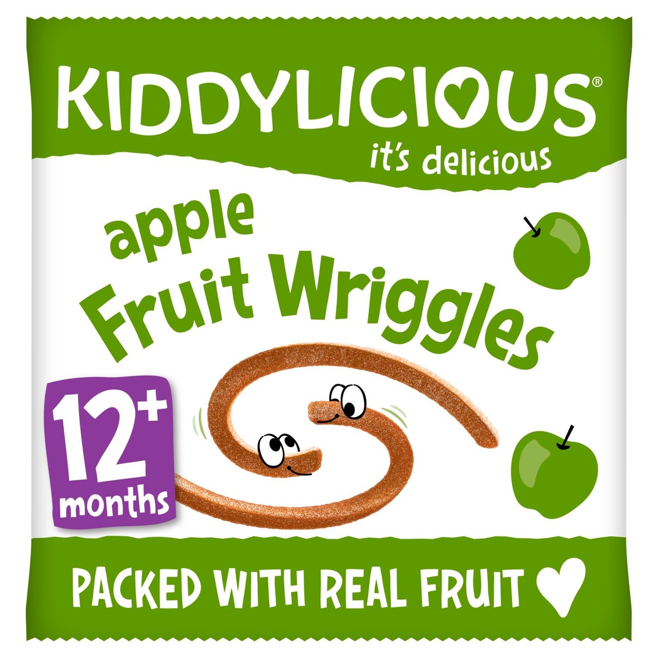 Kiddylicious Apple Fruit Wriggles 12+ Months