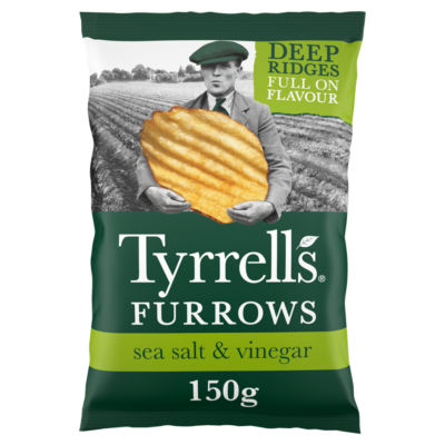 Tyrrells Sea Salt & Vinegar Sharing Crisps