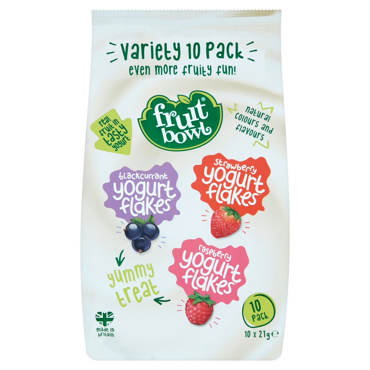 Fruit Bowl Yogurt Fruit Flakes Variety Pack