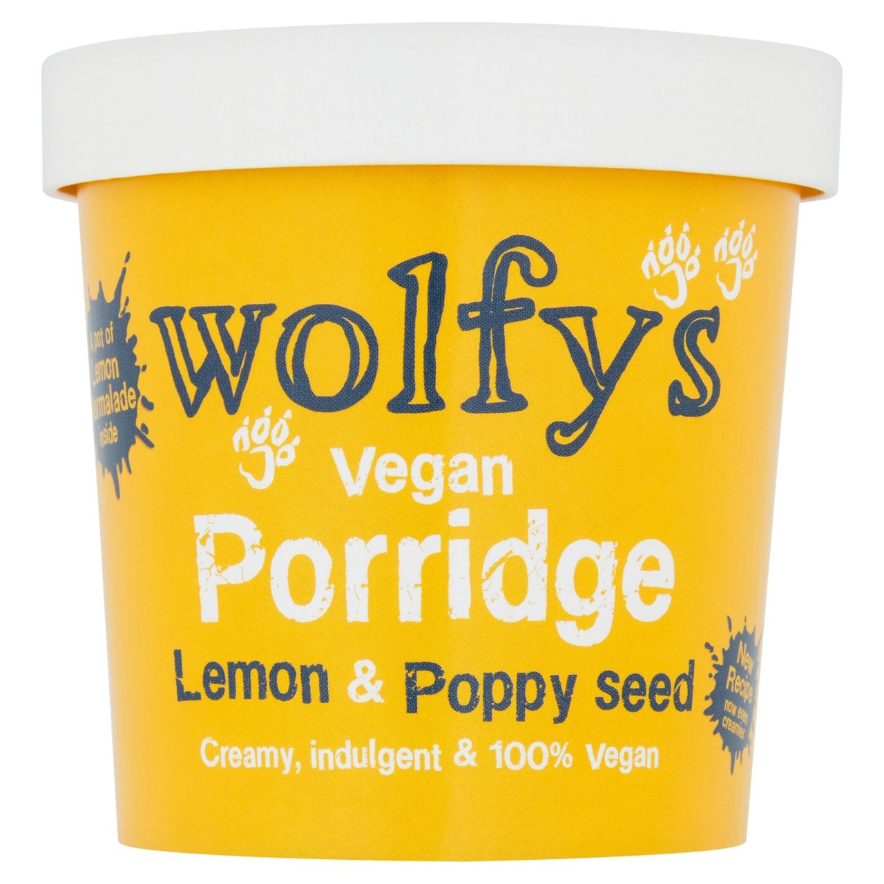 Wolfy's Vegan Lemon & Poppy Seed Porridge