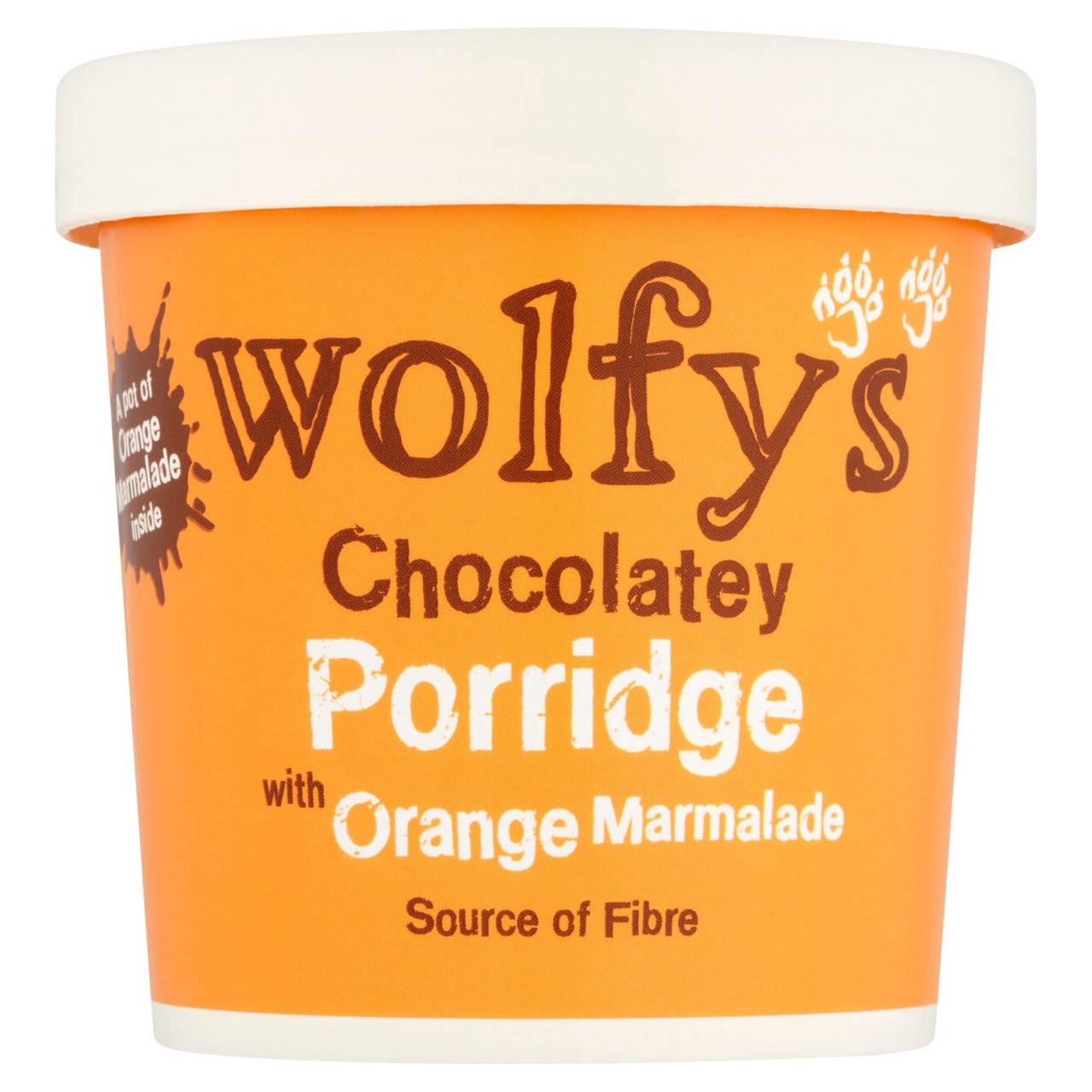 Wolfy's Chocolatey Porridge with Orange Marmalade