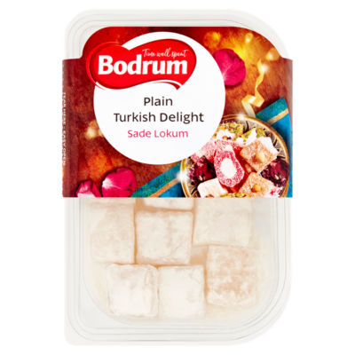 Bodrum Plain Turkish Delight Sade Lokum 200g