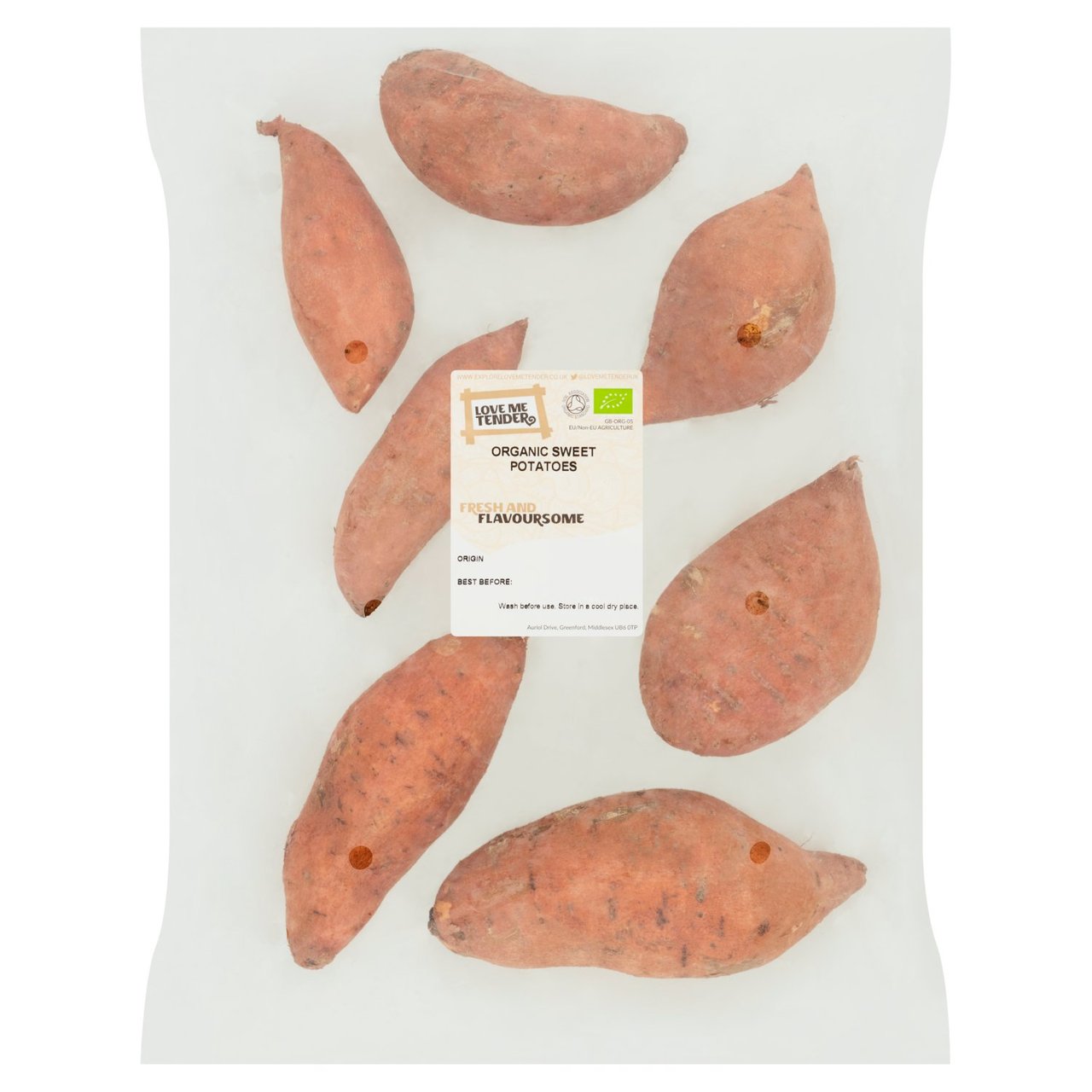 Love Me Tender Organic Sweet Potatoes