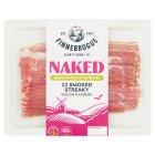 Finnebrogue Naked Smoked Streaky Bacon Rashers x12 200g