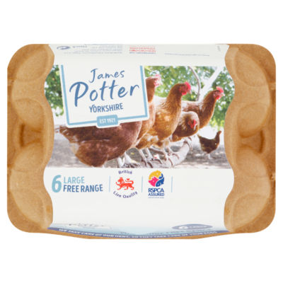 James Potter Yorkshire Large Free Range Eggs