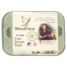 Wood Farm Free Range Large Eggs x6