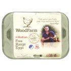 Wood Farm Free Range Medium Eggs x6