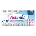 Actimel 0% Fat Original Yogurt Drinks 12 x 100g