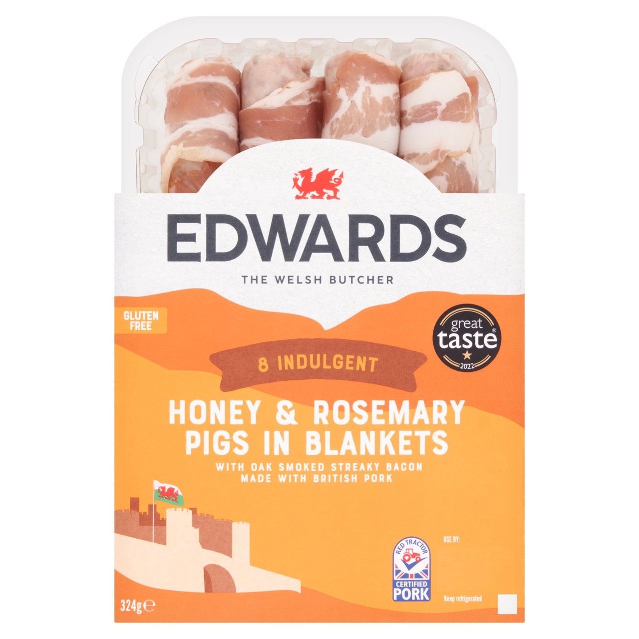 Edwards Honey & Rosemary Pigs in Blankets