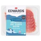 Edwards Thick Rashers Unsmoked Dry Cured Bacon x6 240g