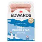 Edwards of Conwy Traditional Pork Chipolata Sausages x10 350g