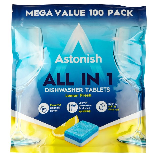 Astonish All in 1 Dishwasher Tablets  100 per pack