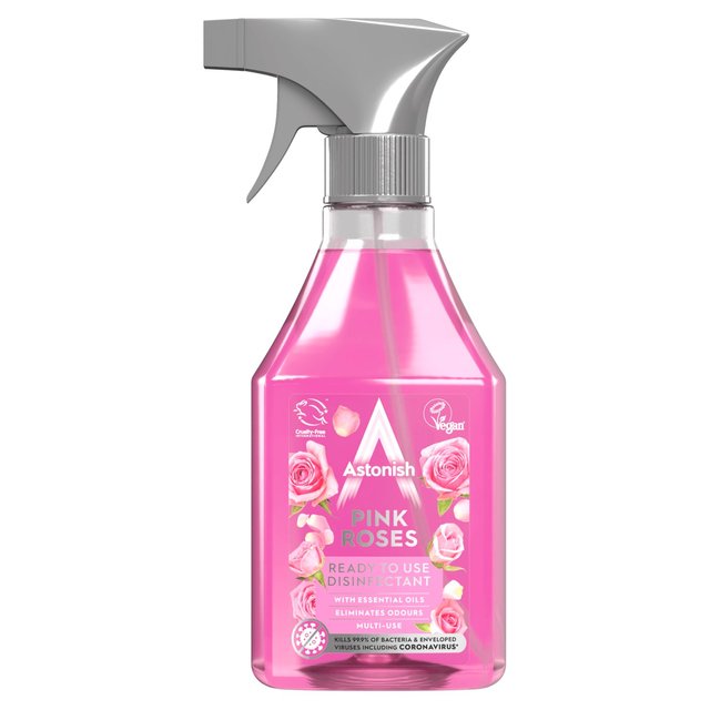 Astonish Pink Roses Ready To Use Disinfectant 550ml