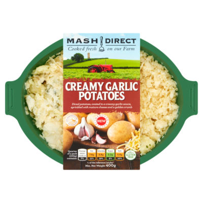 Mash Direct Creamy Garlic Potatoes 400g