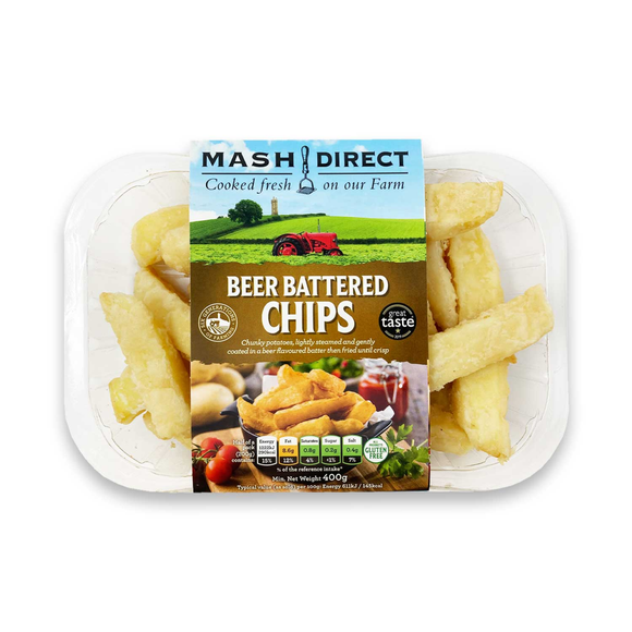 Mash Direct Beer Battered Chips 400g