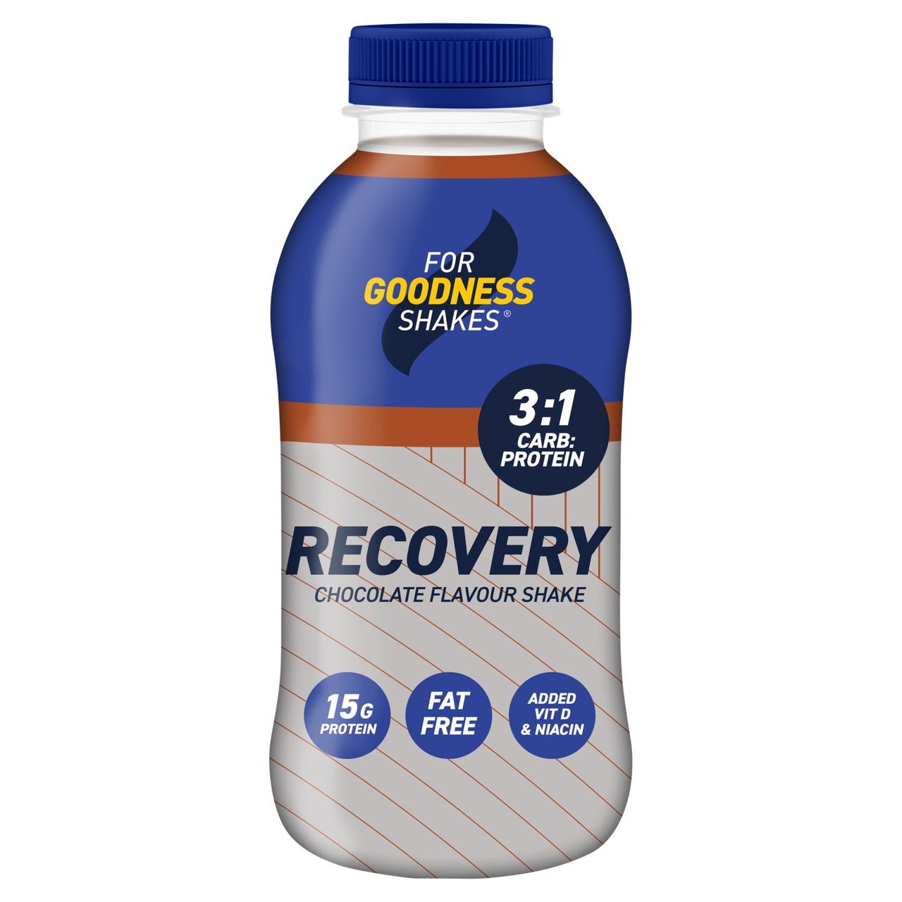 For Goodness Shakes Chocolate Recovery Protein Shake 