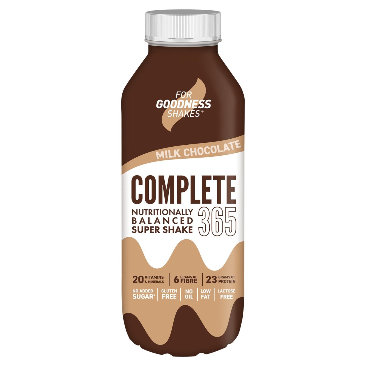 For Goodness Shakes Complete 365 Milk Chocolate 377ml