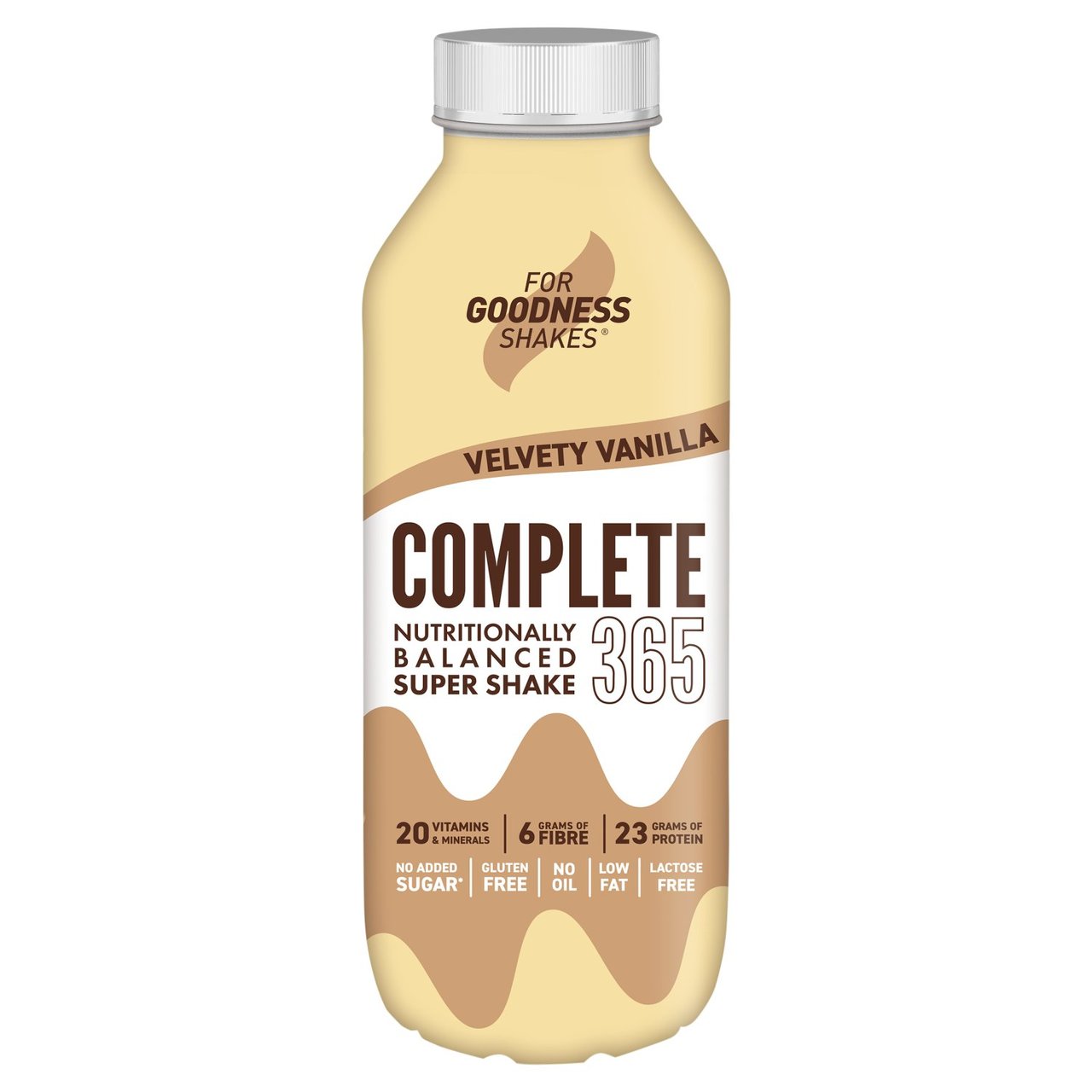 For Goodness Shakes Complete 365 Velvety Vanilla 377ml