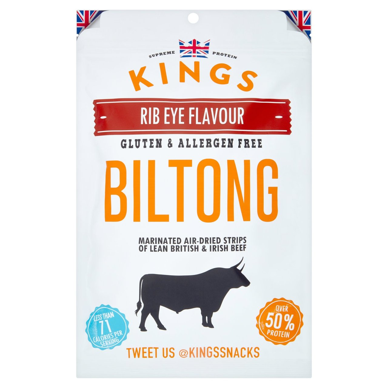 Kings Elite Snacks Rib Eye Biltong Titan Pack