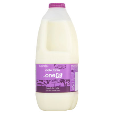 Dale Farm Fresh 1% Milk 3.52 Pints