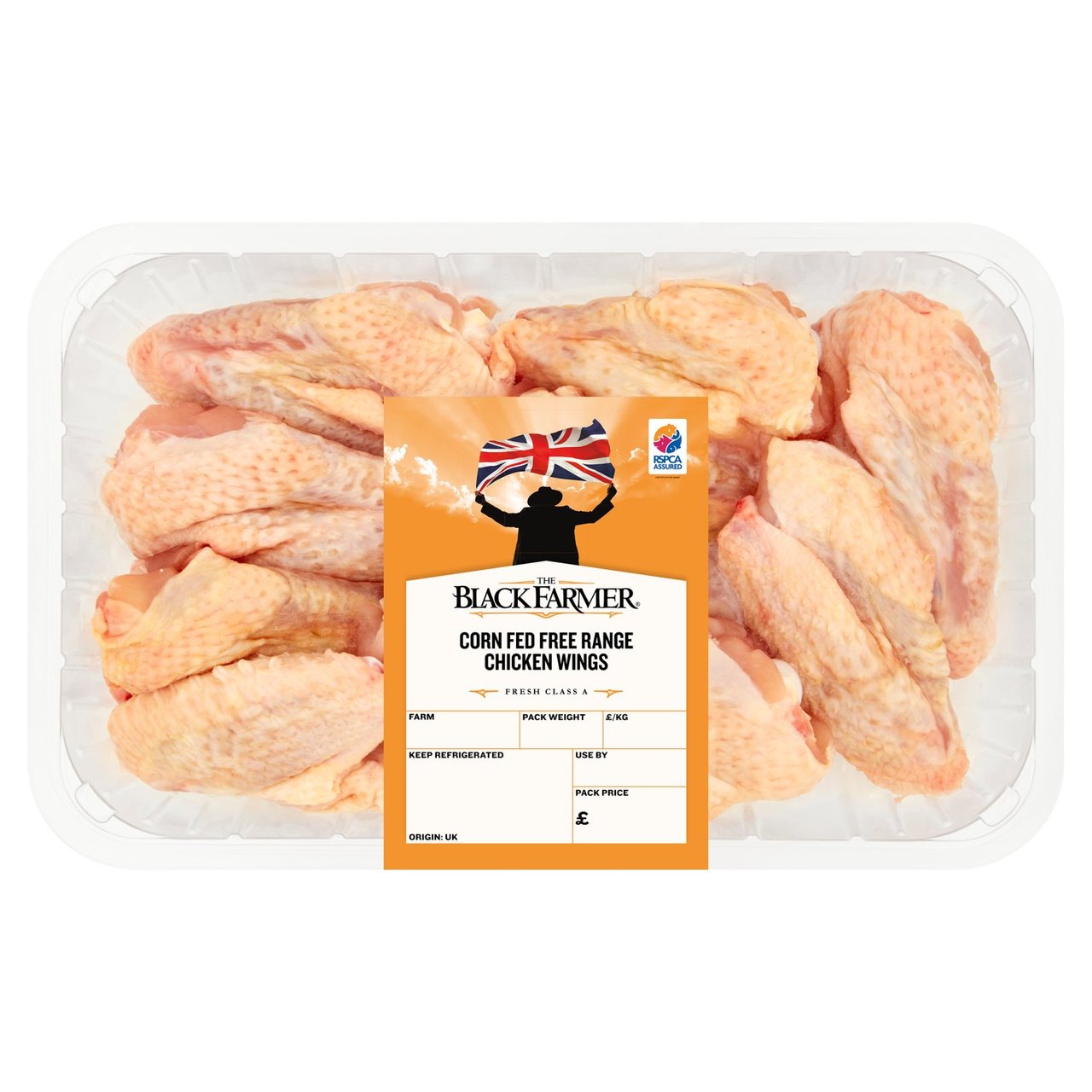 The Black Farmer Corn Fed Free Range Chicken Wings 2 Joint