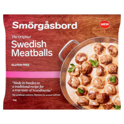 Smorgasbord The Original Swedish Meatballs 1kg