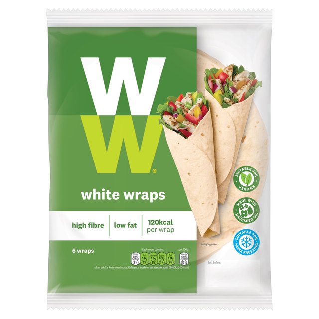 WW White Wraps 6 per pack