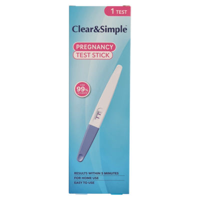 Clear & Simple Pregnancy Test Stick