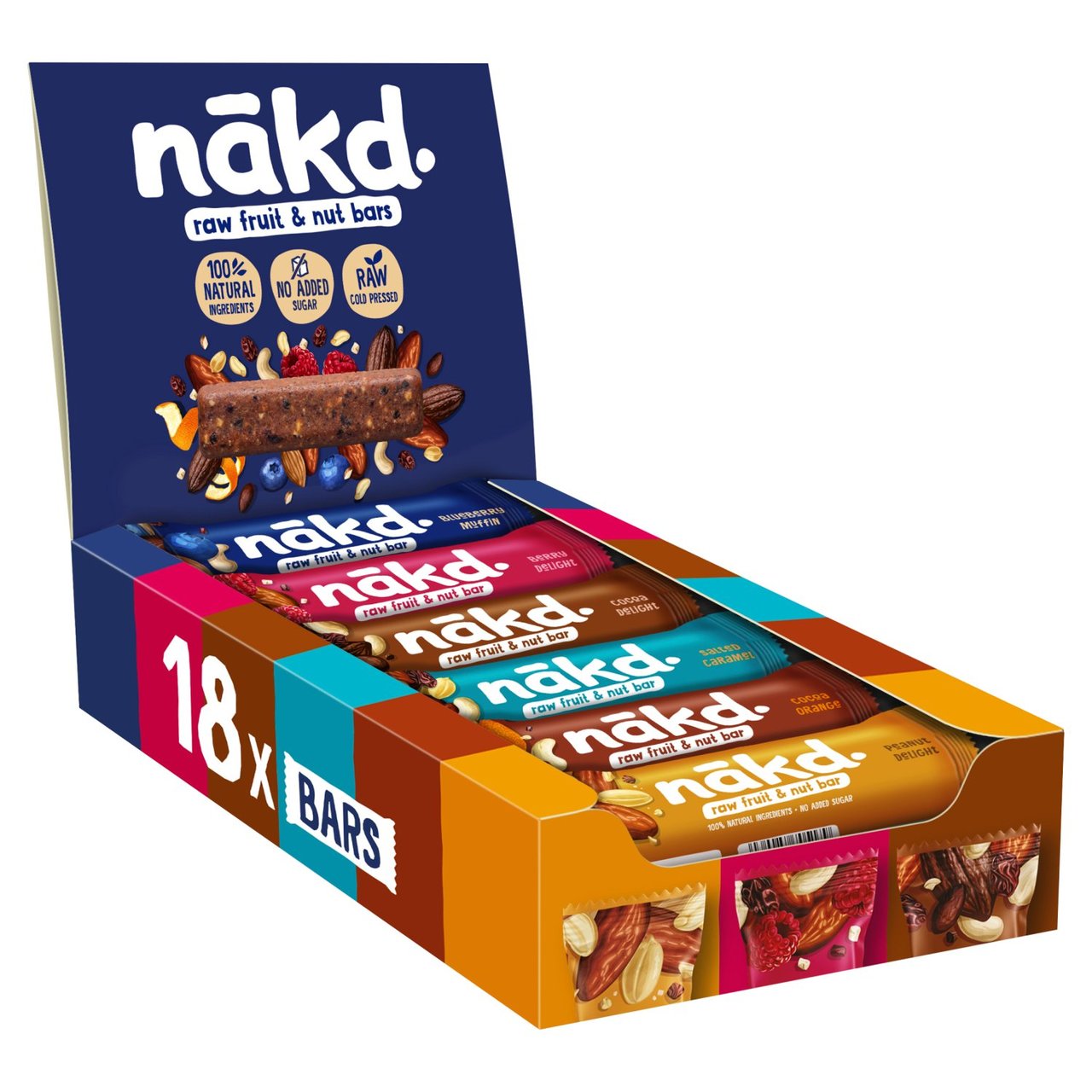 nakd. Fruit & Nut Bars Variety Pack