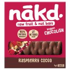 Nakd Raspberry Cocoa Chocolish Raw Fruit & Nut Bars 4x30g