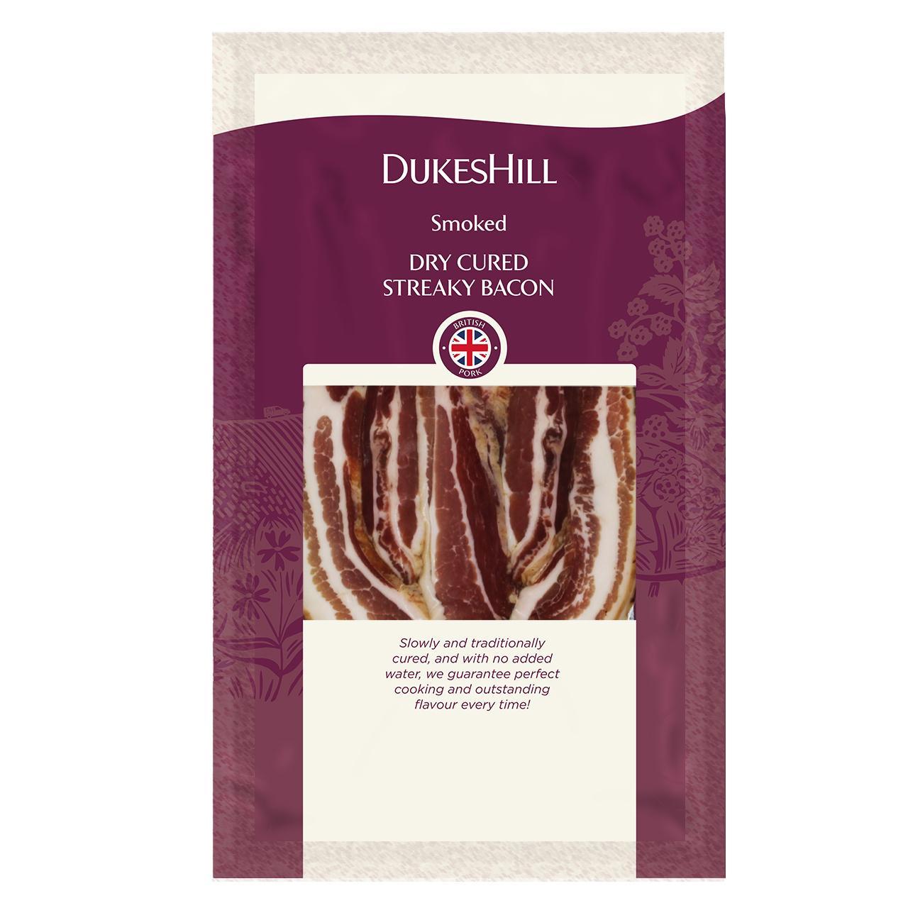 DukesHill British Outdoor Bred Smoked Dry Cured Streaky Bacon 