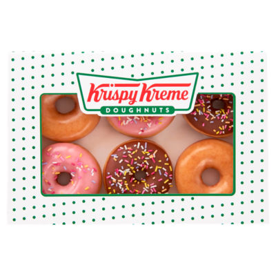 Krispy Kreme Doughnuts 6 Mini Doughnuts