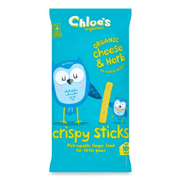 Chloe's Organics Carrot & Coriander Crispy Sticks (60g) 10+ Months 4x15g